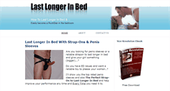 Desktop Screenshot of lastlongerinbed101.com